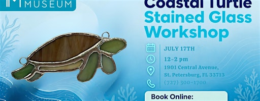 Sea of Glass: Coastal Turtle Stained Glass Workshop ✨ | Imagine Museum