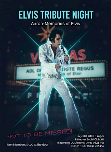 Elvis Tribute Night! | 61 Blagreaves Ln