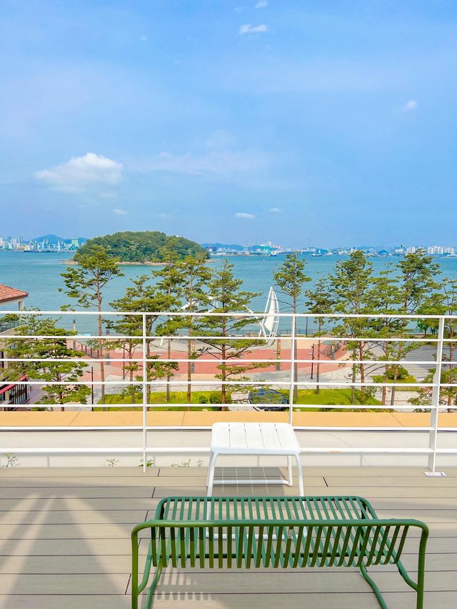 인천 바다를 한눈에 볼 수 있는 오션뷰 루프탑카페💙