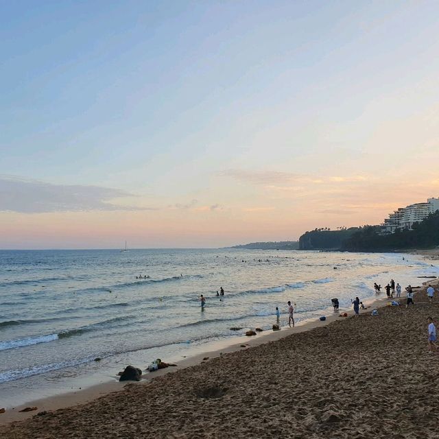 제주도 중문색달해수욕장 노을뷰