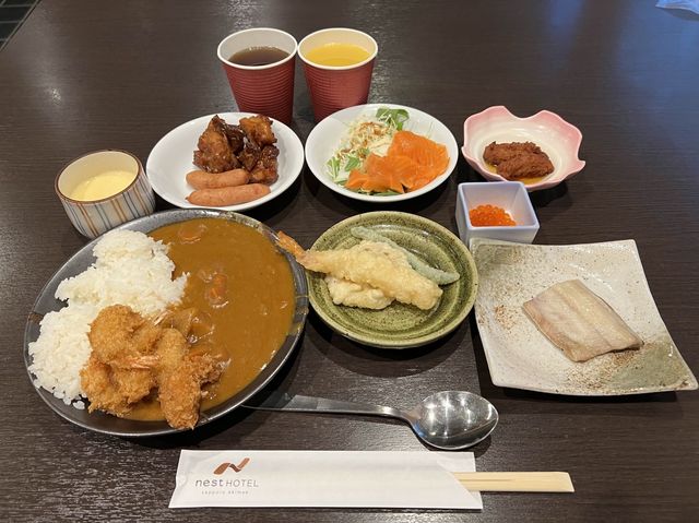 朝からイクラや天ぷら、お酒も飲み放題の札幌駅前ビジネスホテル！