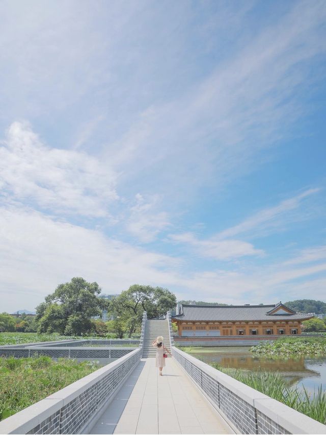 이곳이 도서관?! 한옥 도서관과 넓은 공원의 ♥️ 전주 덕진공원