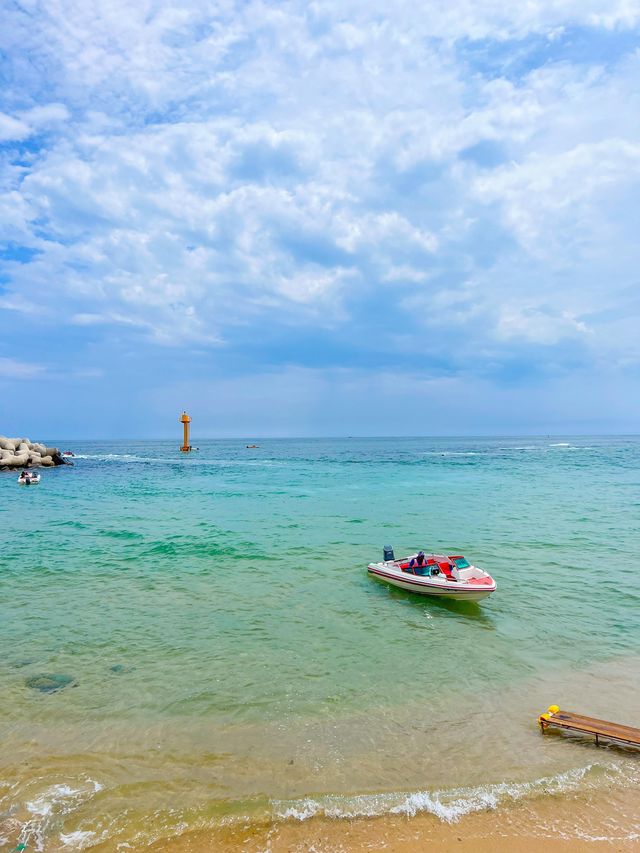 에메랄드빛 바다색감에 치이는 속초해수욕장🌊