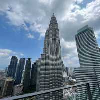 KLCC view from Envi Skydining