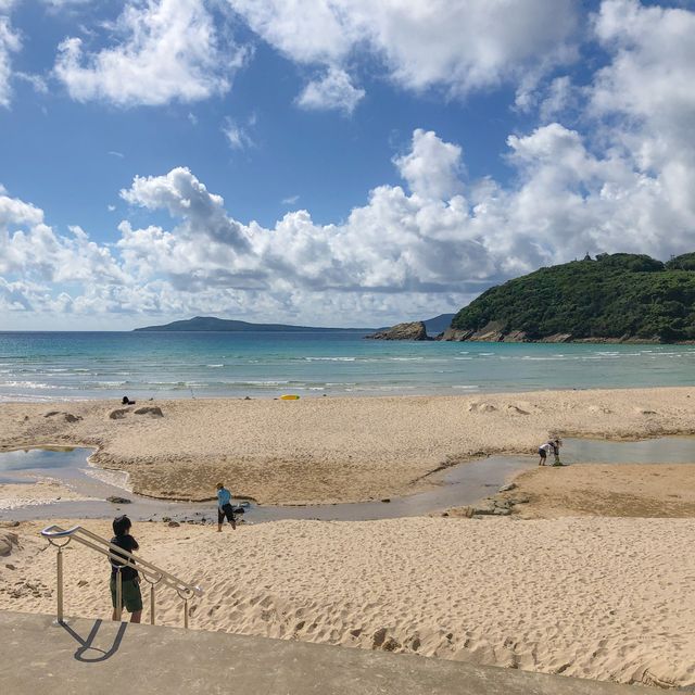日本一の綺麗さを誇る天然の海水浴場