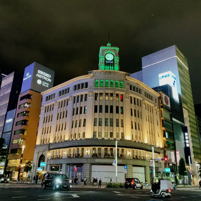 Phố Ginza về đêm