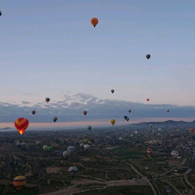 Hot air balloons in Cappadocia a must do!!