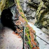 The beautiful natural wonder Partnach Gorge