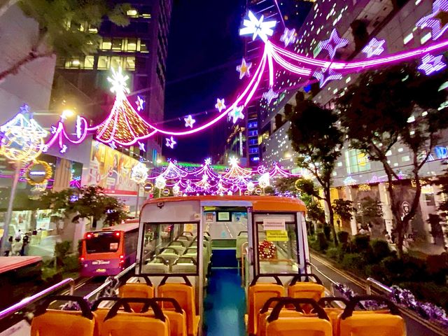 Immerse in the Christmas mood on Orchard Road