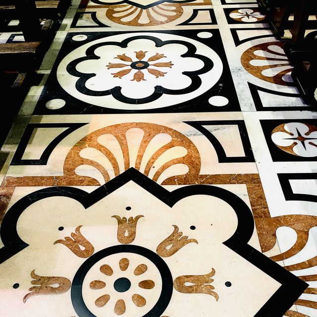 INTERIOR OF THE MASSIVE DUOMO