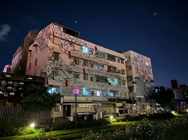 駁二碼頭周邊夜景