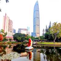 Beautiful Lychee Park in Futian Shenzhen 