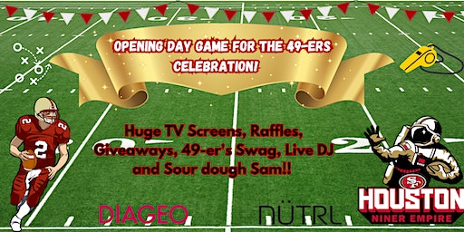 Opening Day Game for the 49-er's Celebration! | Social Beer Garden HTX