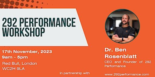 292 Performance Workshop | Red Bull, London
