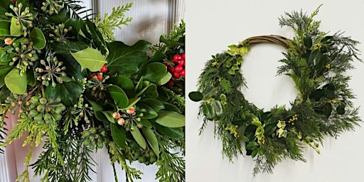 Christmas Wreath Making (fresh foliage) with Sarah Gardner (6 Dec) | Phoenix Art Space