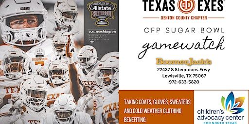 Denton County Texas Exes CFP/Sugar Bowl Watch Party | BoomerJack's Grill