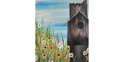Spring Bird House Painting Party | Primitive Scentiments