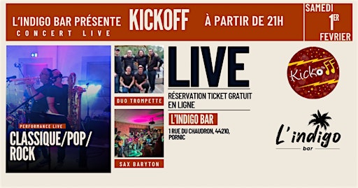 Kickoff (performance live) | L’indigo Bar Rooftop