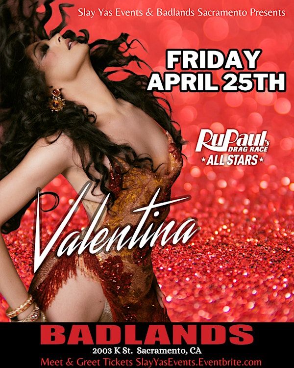 Valentina Live @ Badlands Sacramento | Badlands Sacramento