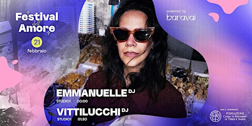 EMMANUELLE (DJ) + VITTILUCCHI (DJ) | CAOS - Centro Arti Opificio Siri