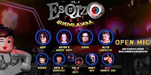EsquizoFest Vol. 2 GDL | Decadas Cultural and Artistic Centre