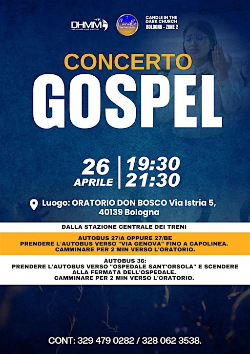 Concerto Gospel | Oratorio Don Bosco Bologna