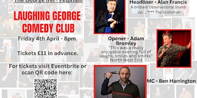 Laughing George Comedy Club - Friday 4th April 2025 | The George Inn