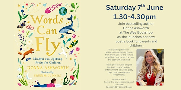 Words Can Fly - Book Launch with Donna Ashworth | The Wee Bookshop