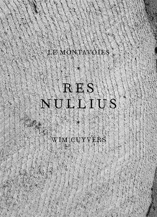 Booklaunch Wim Cuyvers RES NULLIUS (2025) | MASEREEL