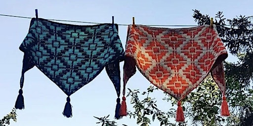 Intro to Mosaic crochet- Moth shawl by Esme Crick | Yarn Etc