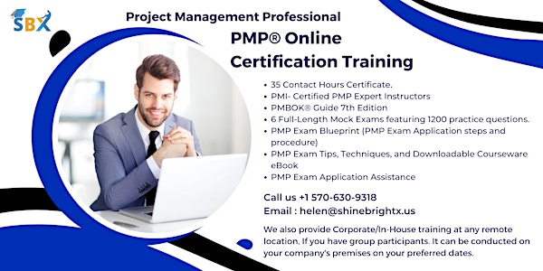PMP Live Instructor Led Certification Training Bootcamp Sunnyside, WA | Sunnyside