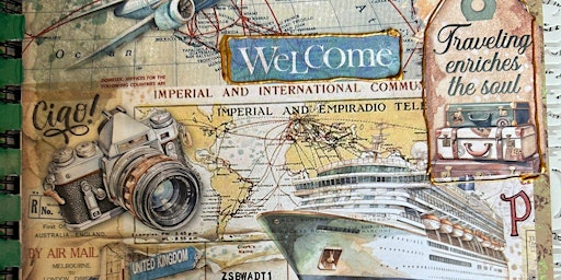 Mixed media notebook workshop with Rosalie Taylor | The Great Barn