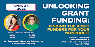 Unlocking Grant Funding: Finding the Right Funders for Your Nonprofit | FUSE Workspace MLK