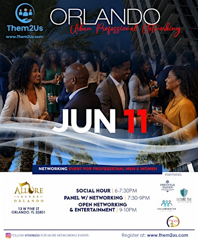 Orlando Urban Professionals' Networking Event | Allure Restaurant and Lounge