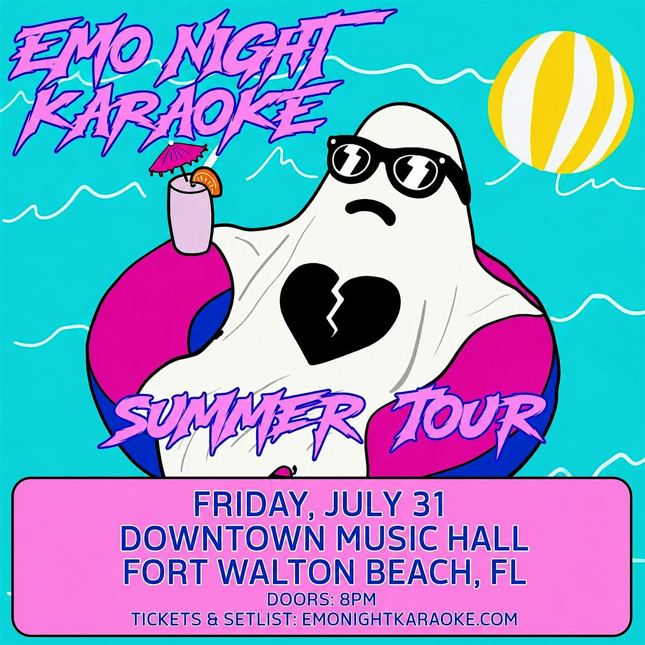 Emo Night Karaoke Fort Walton Beach 7/31 | Downtown Music Hall