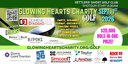 Glowing Hearts Charity 2026 Golf Classic | Settlers' Ghost Golf Club