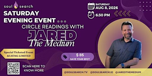 Circle Readings with JARED THE MEDIUM -SoulSearch Concord Expo | Hilton Concord