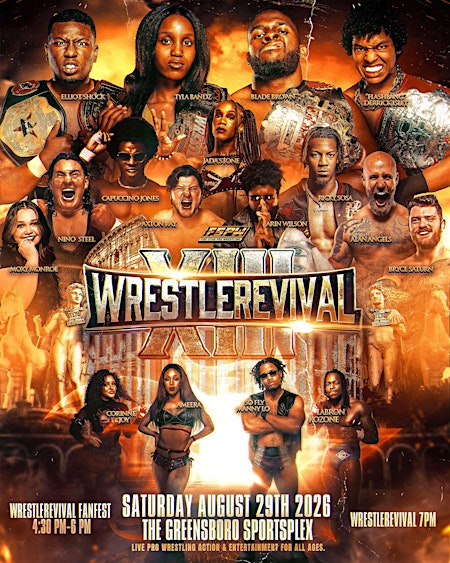 FSPW Presents: WrestleRevival XIII @ The Greensboro Sportsplex | Greensboro Sportsplex