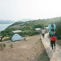 行山睇海露營. 塔門 Grass Island 