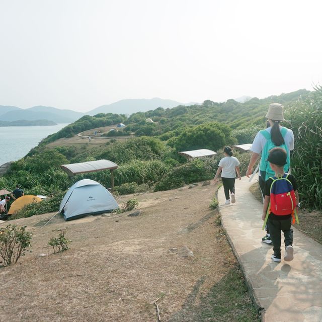 行山睇海露營. 塔門 Grass Island 