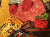 赤坂　肉兵衛本店にて松坂牛の肉ケーキでサプライズ🎁✨