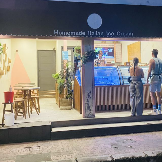 Homemade Italian Ice Cream in Ubud Central