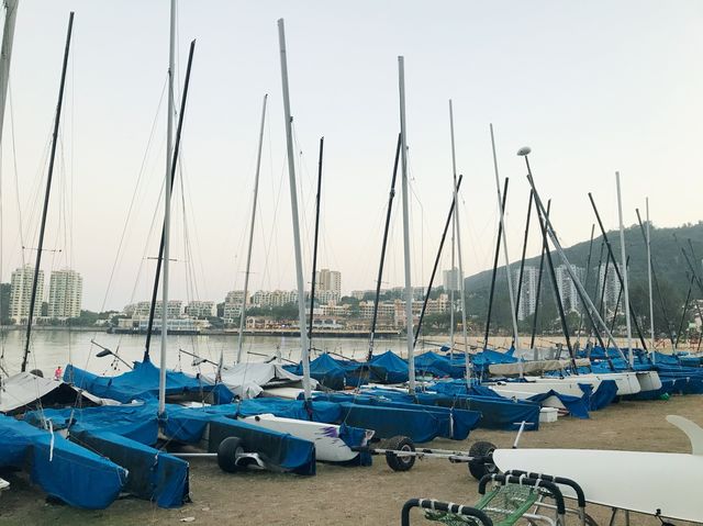 😍永遠能看見海岸線的愉景灣🗾