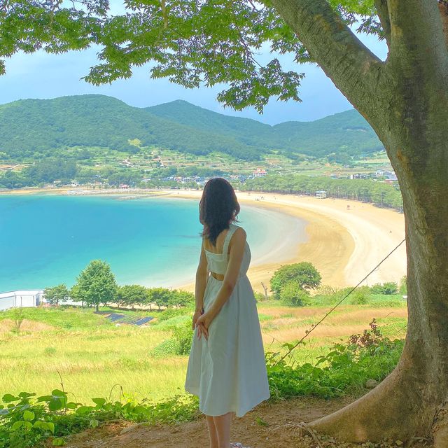 남해 상주은모래비치 포토존