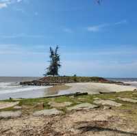 Famous beach in Sarawak