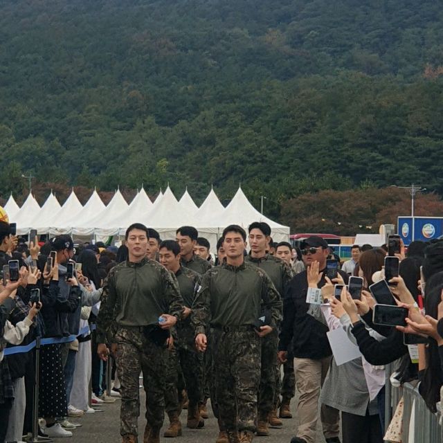계룡군문화엑스포에서 만난 장기용배우님