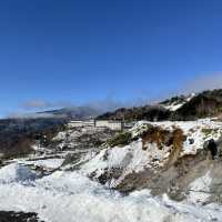 雪の嬬恋村