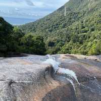 Enjoy dipping my feet into 7 Wells Langkawi!