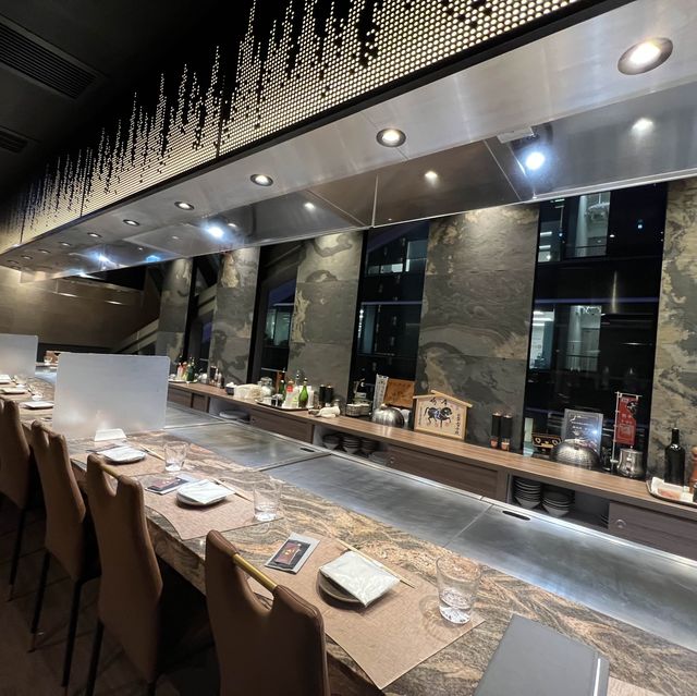平安夜下的高質鐵板燒晚宴
