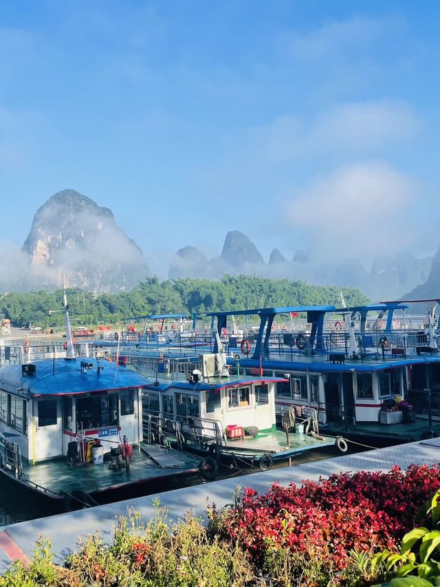 Mornings by the Li River, Guilin🌿🛶